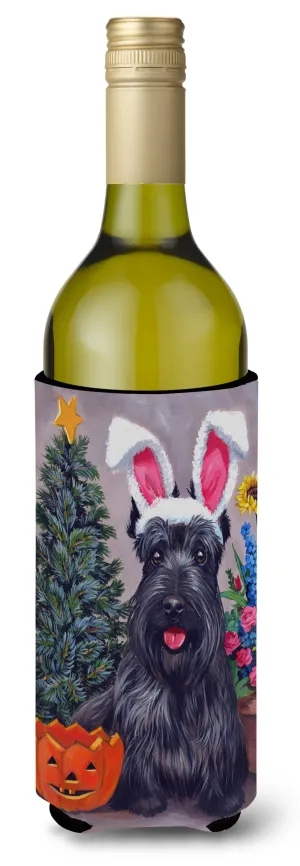 Scottish Terrier Scottie for All Seasons Wine Bottle Hugger PPP3138LITERK