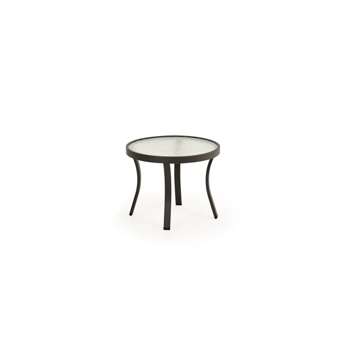 Shoreline Outdoor 20" Round Acrylic Top Tea Table