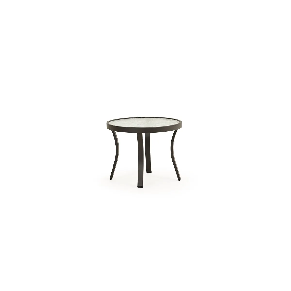 Shoreline Outdoor 20" Round Acrylic Top Tea Table