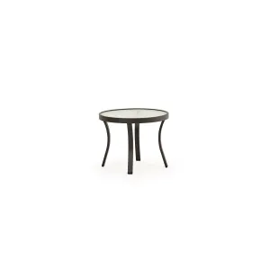 Shoreline Outdoor 20" Round Acrylic Top Tea Table
