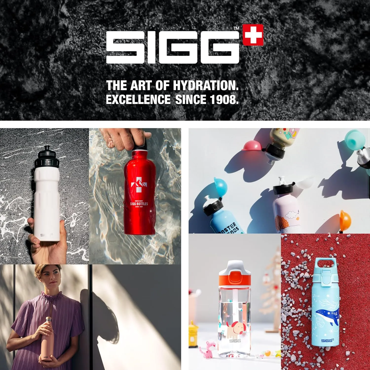 SIGG - Aluminium Children's Drinking Bottle - WMB ONE Brave Cheetah - Suitable for Carbonated Drinks - Leak-Proof - Feather-Light - BPA Free - ClimatePartner Certified - Sports & School - Light Blue -