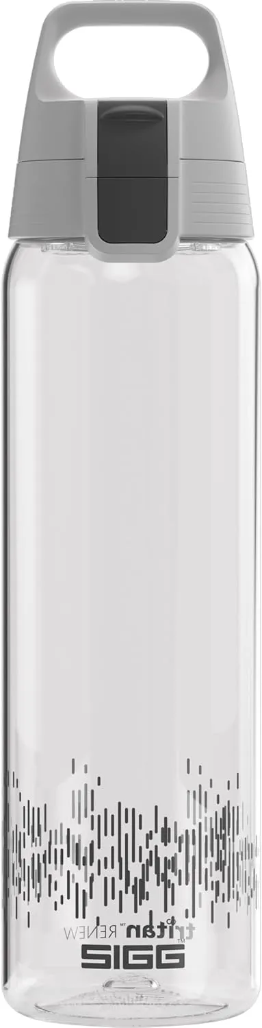 SIGG - Tritan Renew Transparent Water Bottle - Total Clear ONE MyPlanet - For Carbonated Beverages - Dishwasher Safe - With Fruit Strainer - Leakproof & Lightweight - BPA Free - 17 Oz / 25 Oz / 51 Oz