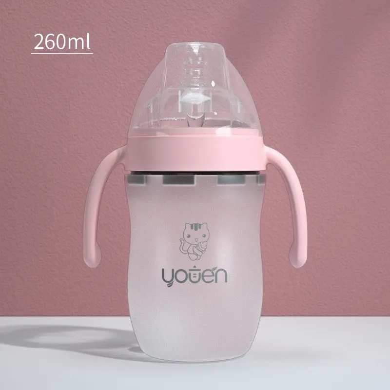 Silicone Baby Bottle – Soft, Spill-Proof & Anti-Drop