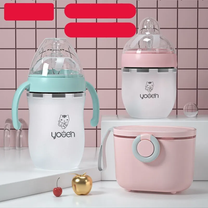 Silicone Baby Bottle – Soft, Spill-Proof & Anti-Drop