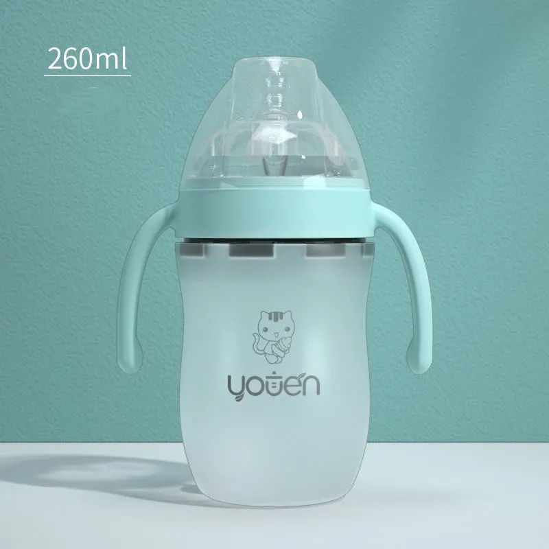 Silicone Baby Bottle – Soft, Spill-Proof & Anti-Drop