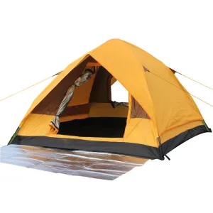 Single layer 3-4 person automatic tent