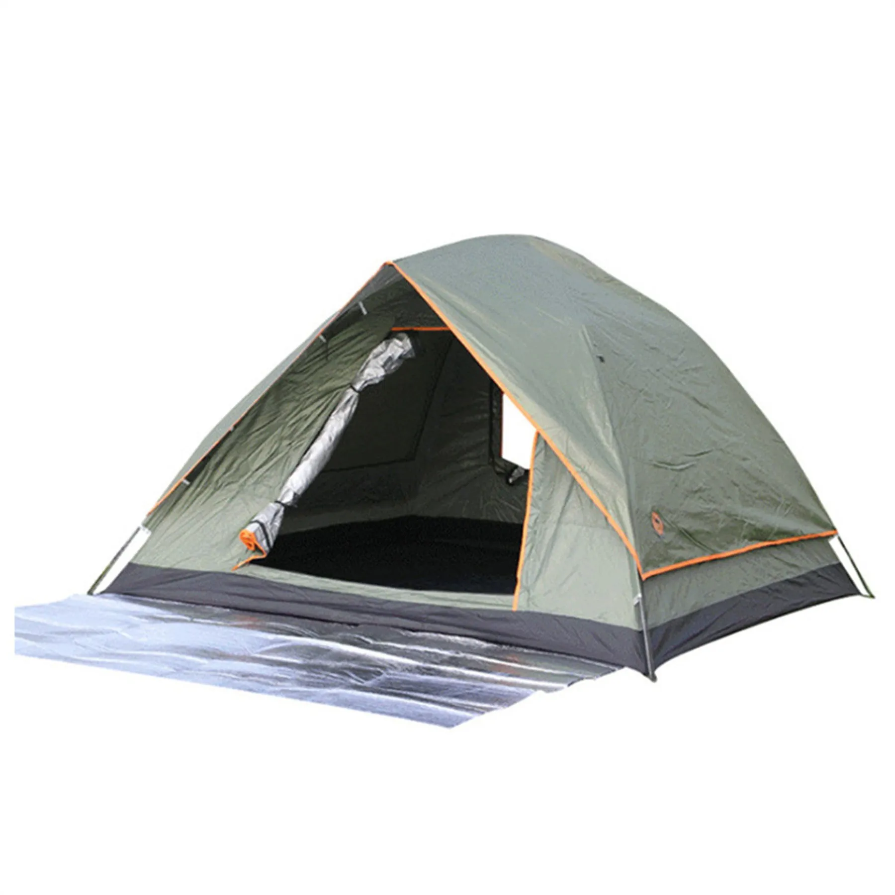 Single layer 3-4 person automatic tent