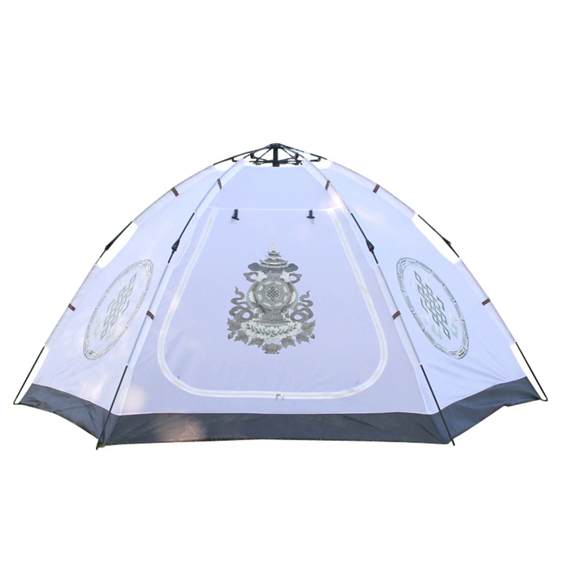 Single layer 4-6 person automatic tent