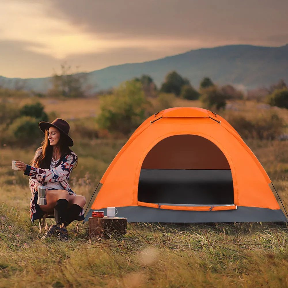 Single-person Single-layer Tent Orange