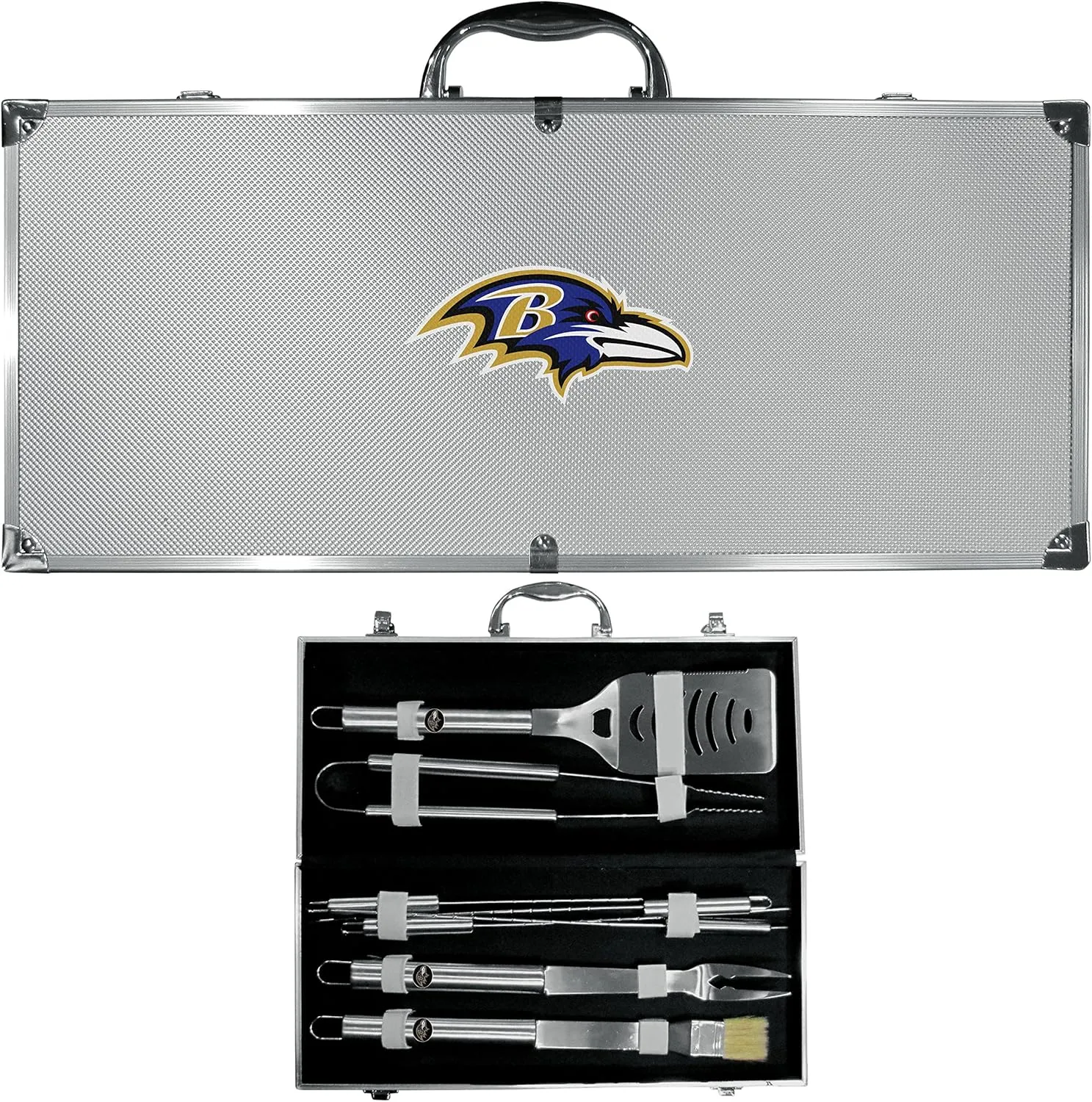 Siskiyou NFL 8 Piece BBQ Set with Case