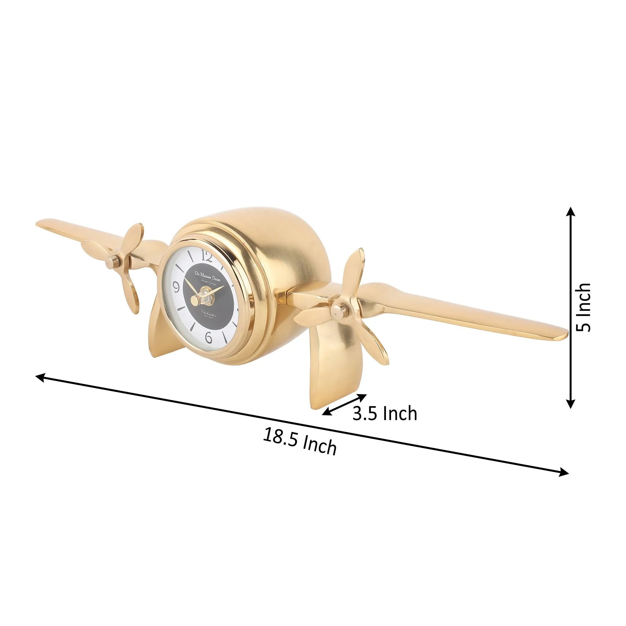 Skyward's - The Table Clock in Gold