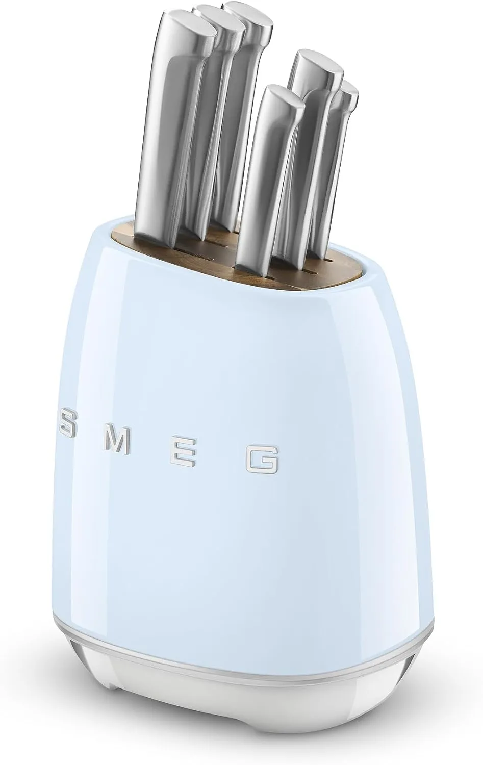 SMEG Stainless Steel Knife Block Set