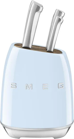 SMEG Stainless Steel Knife Block Set