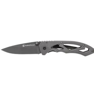 Smith & Wesson Skeletonized Drop Point Folder 3″ Blade Length