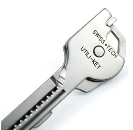 Stainless Steel 6 in 1 Utili-keyScrewdriver Mini Multi-tool