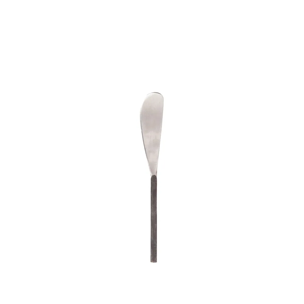 Stainless steel burnished pate knife