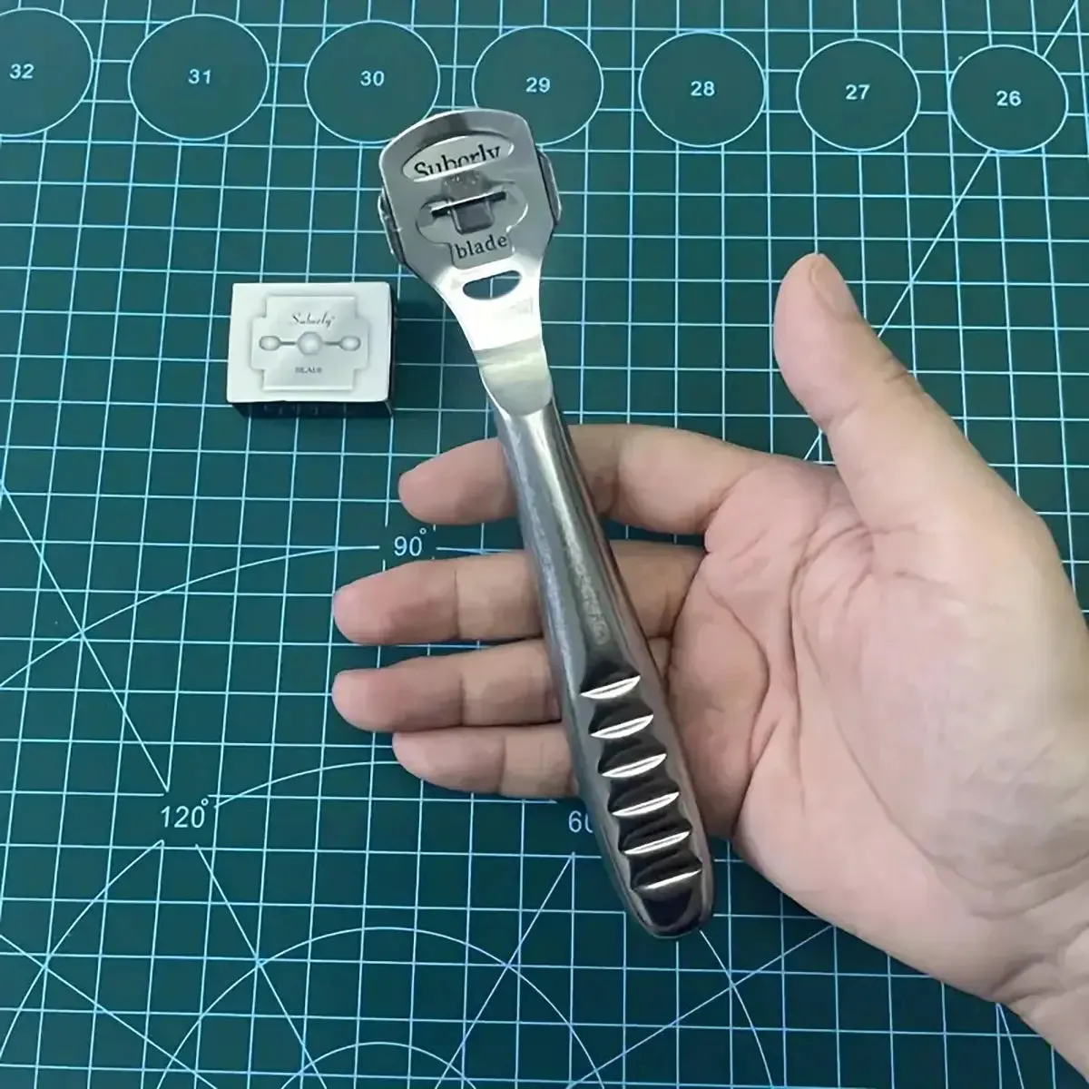 Stainless Steel Leather Skiving Tool