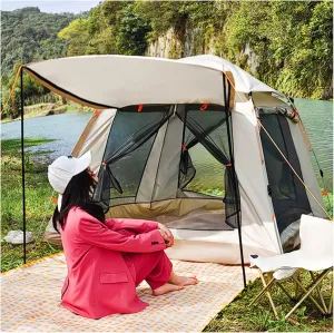 Stand Up Tents for Adults 4 People Spacious Large Family Tent Practical Sturdy Camping Tenta for Camping