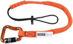Stanley Proto JLAN15LB3LK Elastic Lanyard with Triple Lock Carabiner 15-Pound