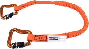 Stanley Proto JLAN20LBD3LK Elastic Lanyard with 2 Triple Lock Carabiners 20-pound