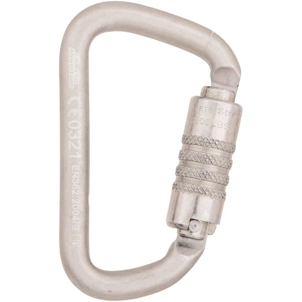 Steel G Series D Locking Carabiner - CYPHER