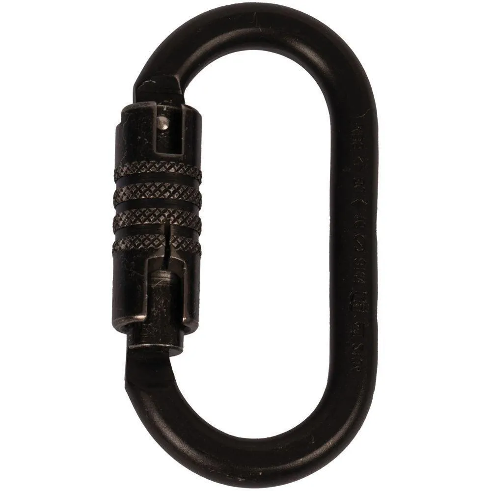 Steel G Series Oval Locking Carabiner - CYPHER