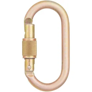 Steel G Series Oval Locking Carabiner - CYPHER