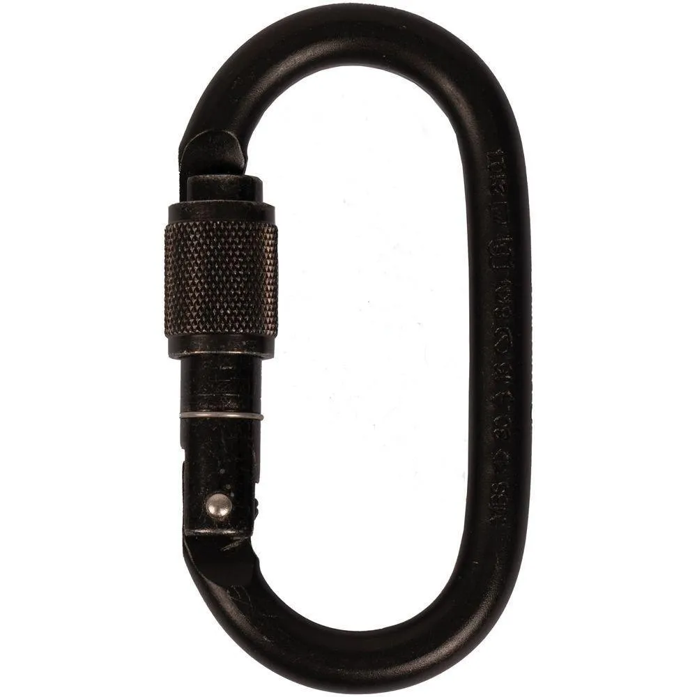 Steel G Series Oval Locking Carabiner - CYPHER