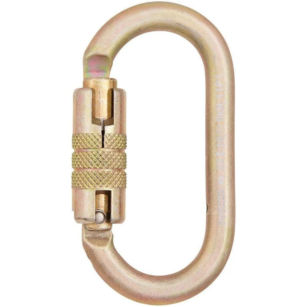 Steel G Series Oval Locking Carabiner - CYPHER