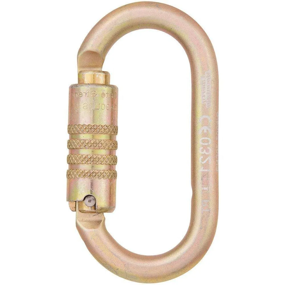 Steel G Series Oval Locking Carabiner - CYPHER