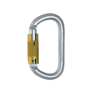 Steel Triple-Lock Oval Carabiner