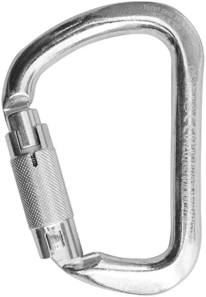 Steel X-Large D Locking Carabiner - KONG
