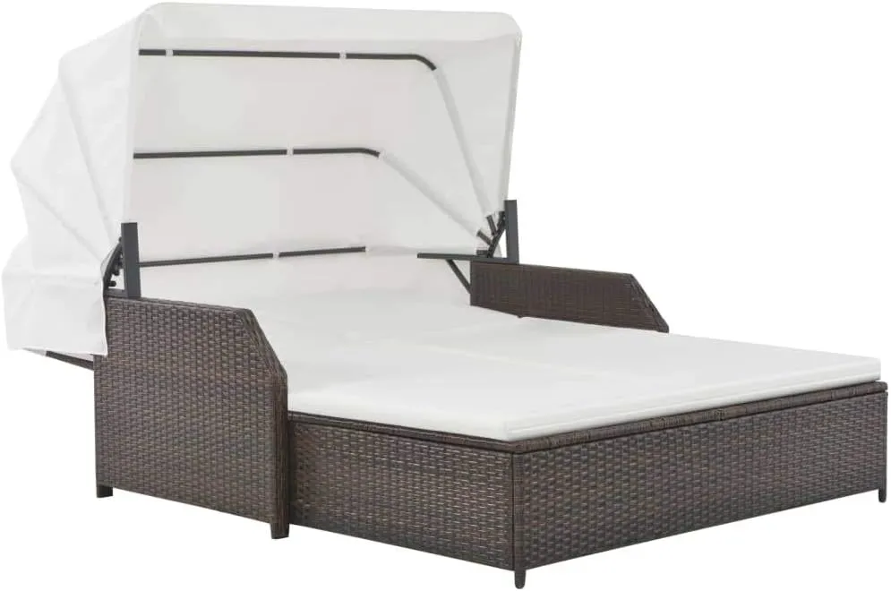 Sunlounger Brown and Cream White33,12KG