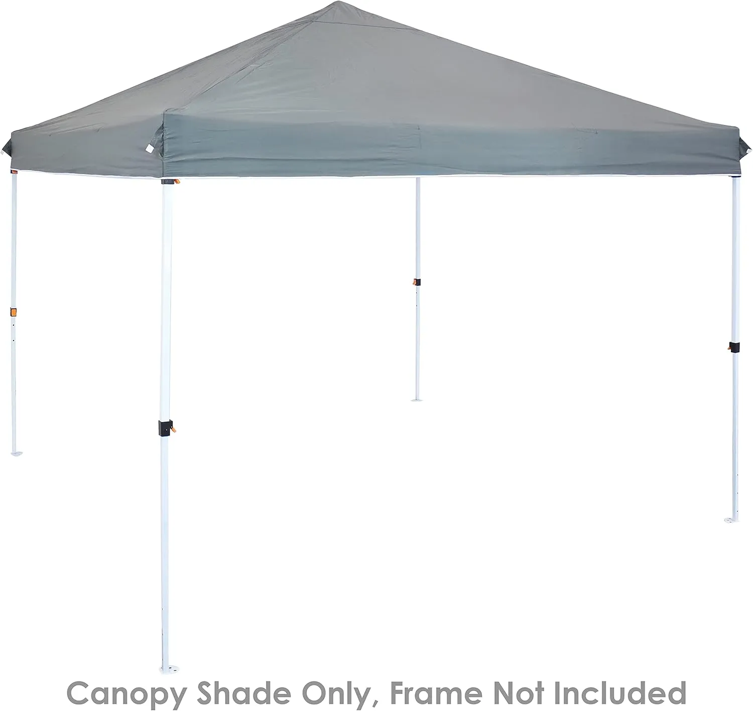 Sunnydaze 12x12 Canopy Replacement Top - Replacement Canopy Cover Only - Heavy-Duty PU-Coated 150D Oxford Fabric - Gray