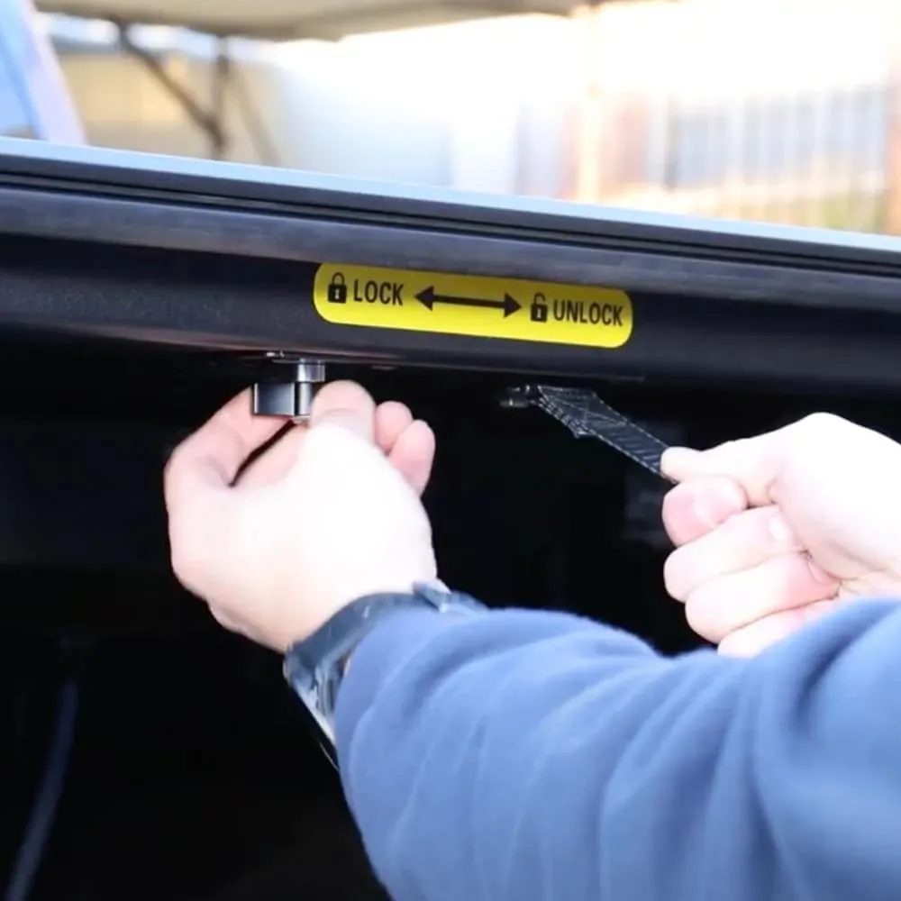 Syneticusa AR Automatic Retract Hard Tonneau Cover Fits 2007-2018 Chevy Silverado/GMC Sierra 1500/2500/3500 6'6" Truck Bed Retractable