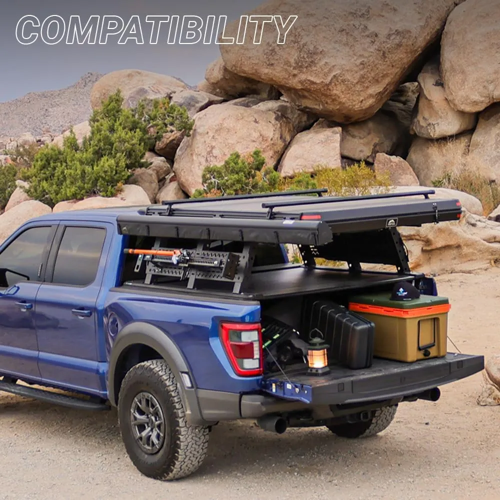 Syneticusa AR Automatic Retract Hard Tonneau Cover Fits 2007-2018 Chevy Silverado/GMC Sierra 1500/2500/3500 6'6" Truck Bed Retractable