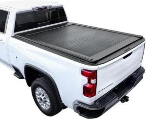 Syneticusa AR Automatic Retract Hard Tonneau Cover Fits 2007-2018 Chevy Silverado/GMC Sierra 1500/2500/3500 6'6" Truck Bed Retractable