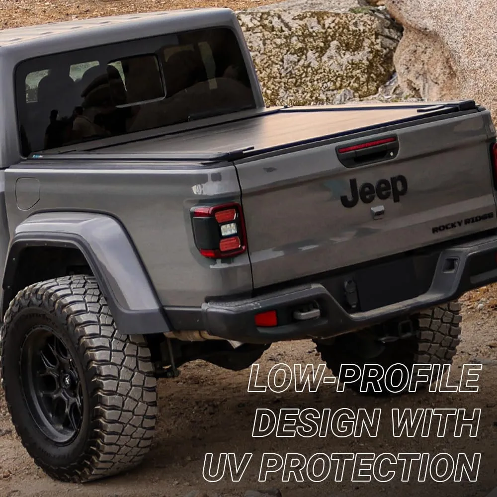 Syneticusa AR Automatic Retract Hard Tonneau Cover Fits 2007-2018 Chevy Silverado/GMC Sierra 1500/2500/3500 6'6" Truck Bed Retractable