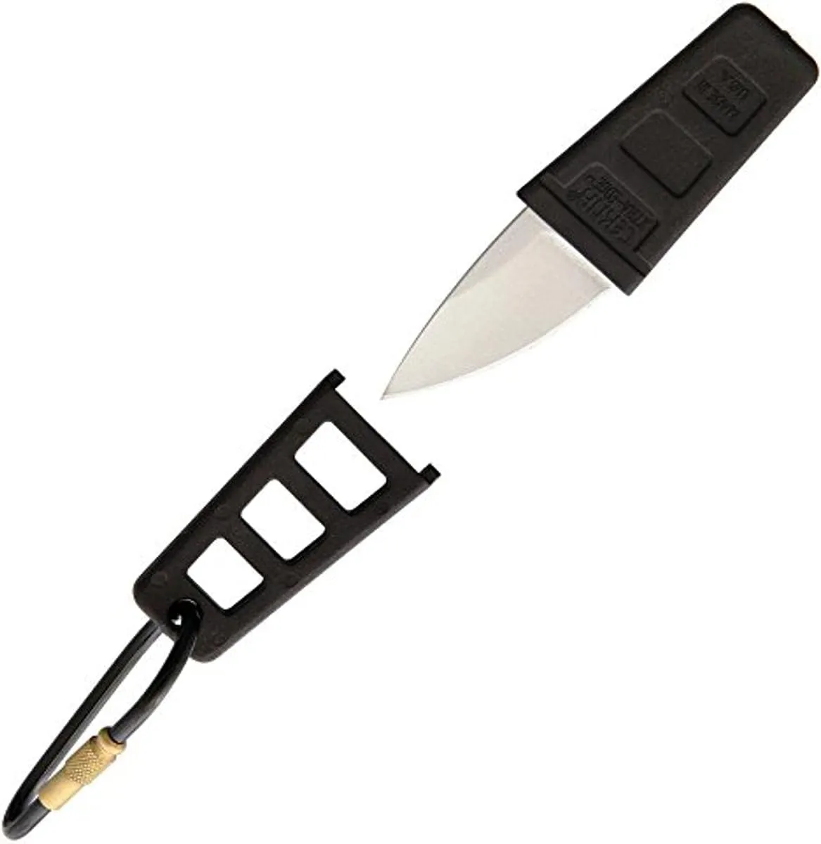 Tekna TEK-XE XTRA-EDGE 1-1/2-Inch Keyring Knife, Black