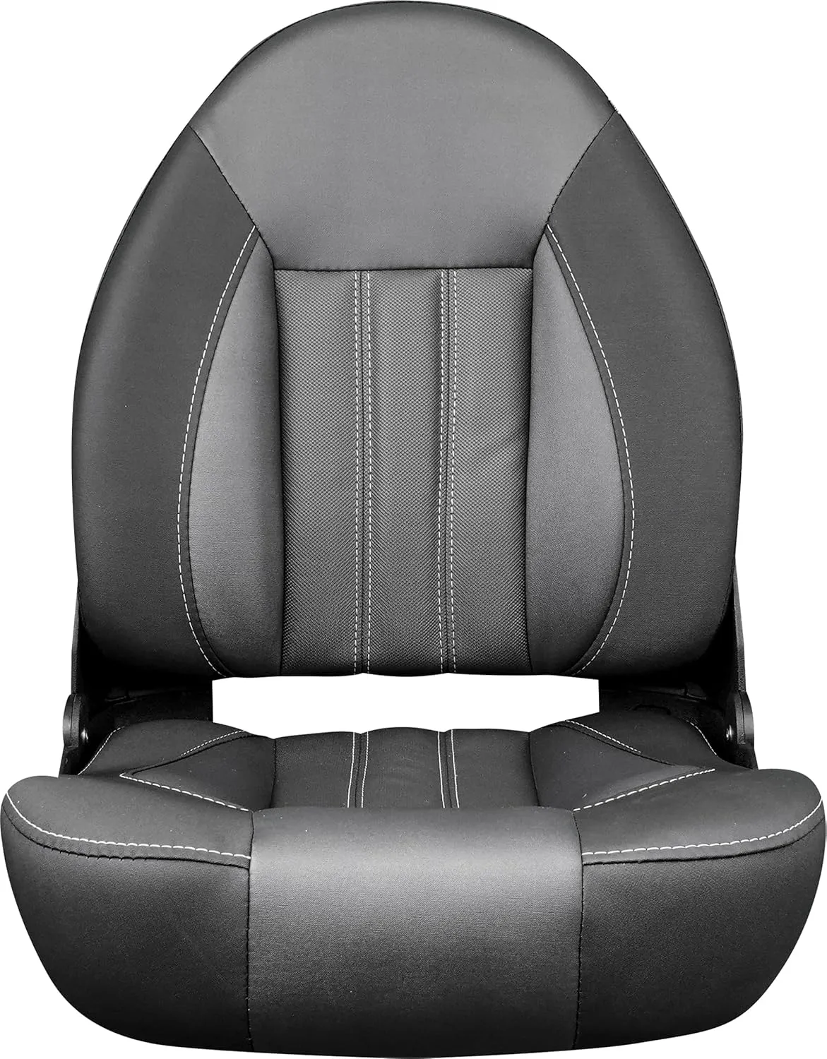 Tempress ProBax Orthopedic Folding High Back Boat Seat (Black/Charcoal/Carbon)