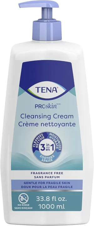 TENA ProSkin Cream Rinse-Free Body Wash Pump Bottle Unscented 33.8 oz. 64415 1 Ct