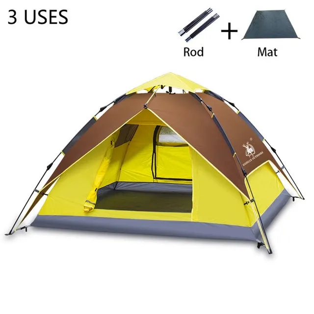 Tent Layer Excellent customer service Automatic Windproof International returns Hydraulic Double Waterproof