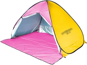 Tents Dome Frame Pop-Up Outdoor Beach Seaside Sunscreen Quick-Open Portable Folding Automatic Easy Fishing Shade Rain Speed Open