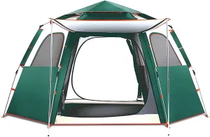 Tents for 3-4 Person Family Camping Dome Tent, Automatic Instant Pop-Up Tents Ventilated and Breathable for Hiking Travelling Fishing Pack Picnic