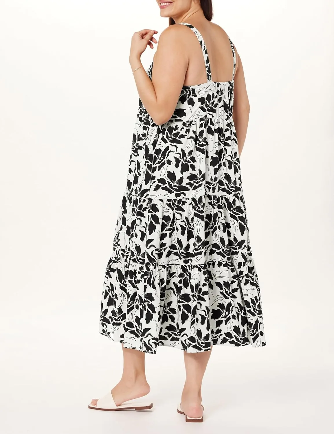 The Drop Women's Britt Tiered Maxi Tent Dress