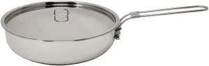 The Pathfinder School Stainless Steel Folding Skillet and Lid