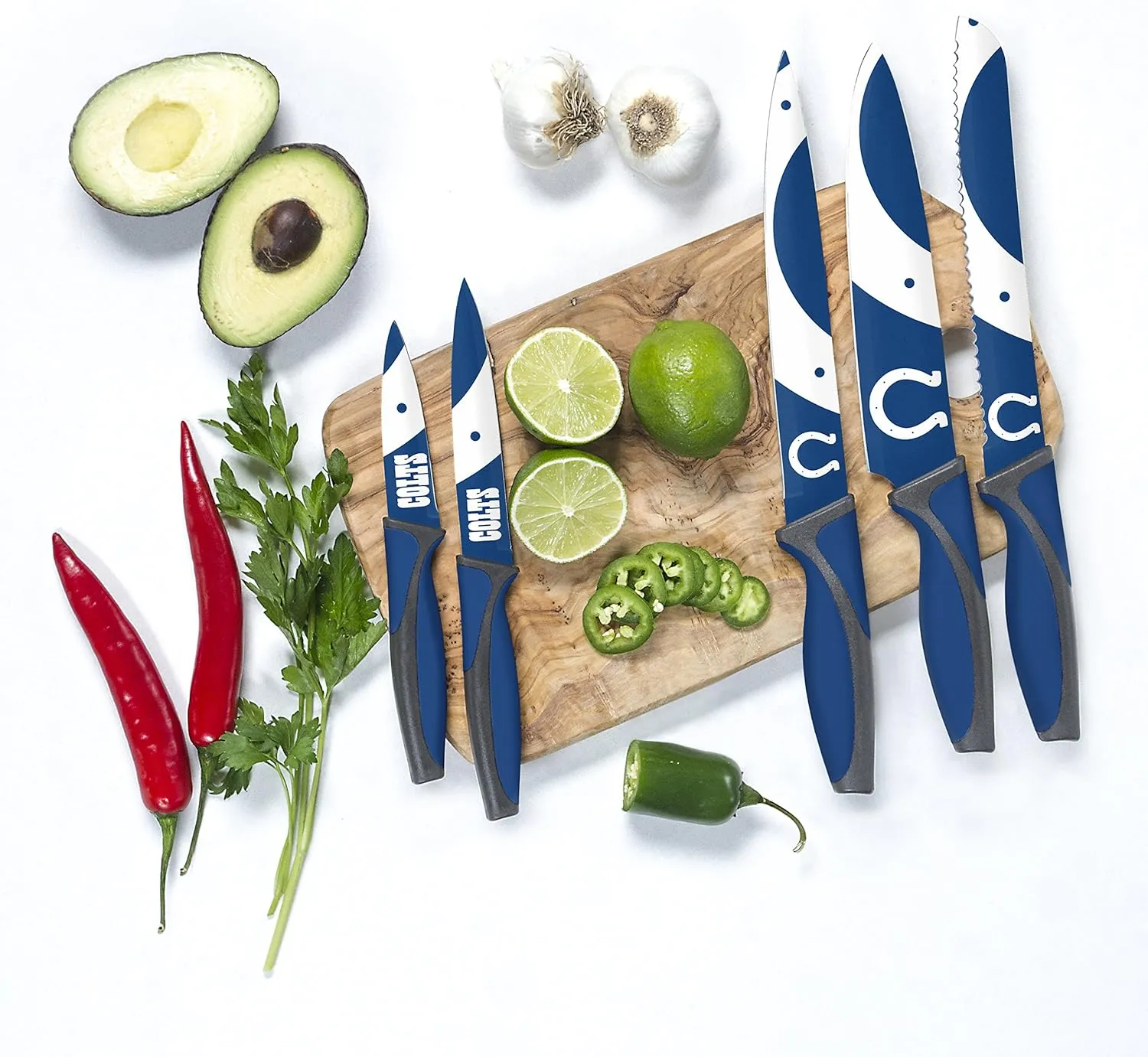 The Sports Vault NFL Indianapolis Colts Kitchen Knives