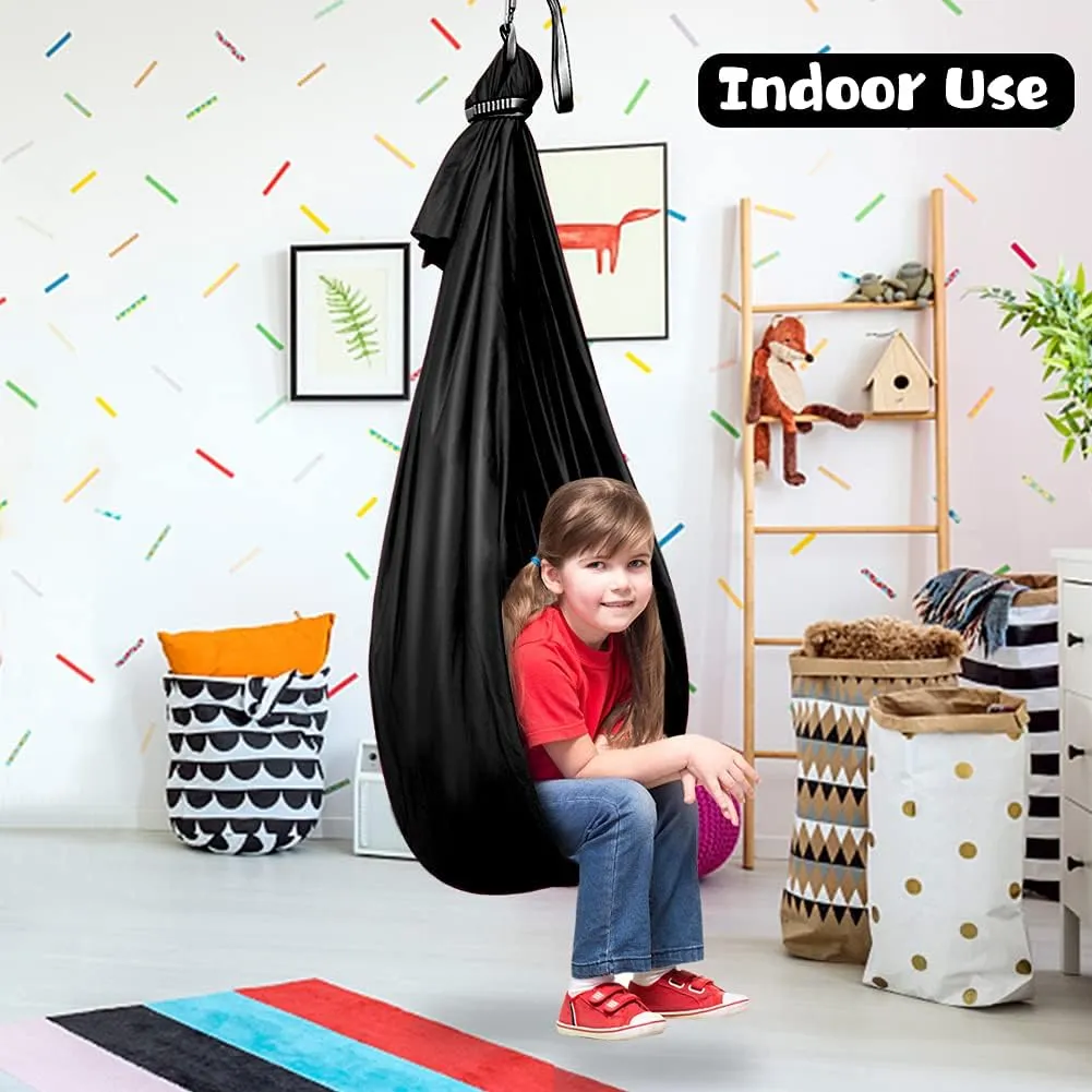 Therapy Swing for Kids with Special Needs (Hardware Included) Sensory Swing Cuddle Indoor Outdoor Adjustable Hammock for Children with Autism, ADHD, Aspergers, Sensory Integration