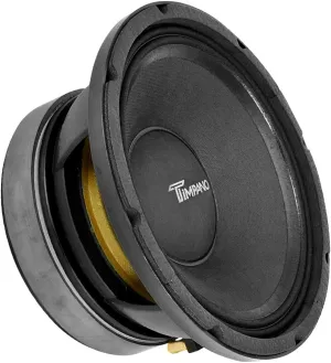 Timpano TPT-MD10 PRO 10" Midrange Speaker, 1000 Watts, 8 Ohm Loudspeaker 10 Inch Mid Range for Pro Car Audio (Single)