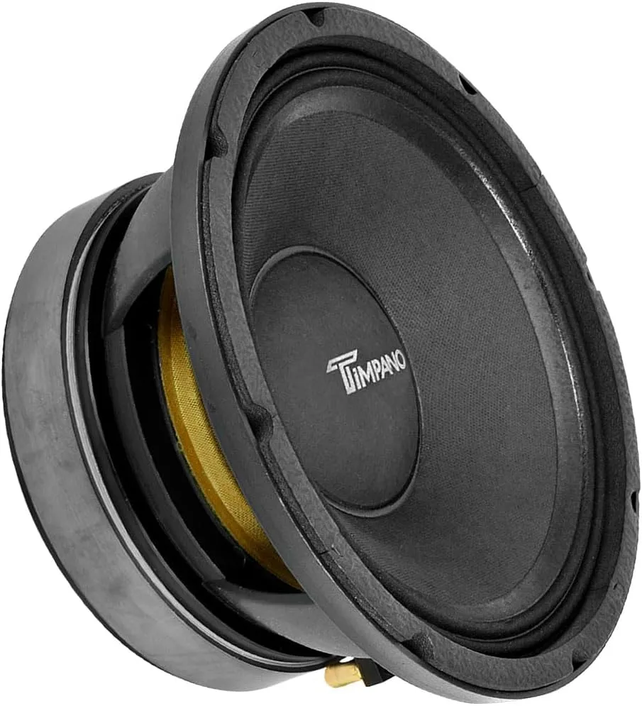 Timpano TPT-MD10 PRO 10" Midrange Speaker, 1000 Watts, 8 Ohm Loudspeaker 10 Inch Mid Range for Pro Car Audio (Single)